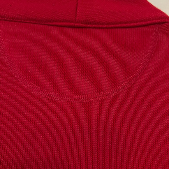 CALVIN KLEIN NWOT RED KNIT JACKET - Picture 4 of 10